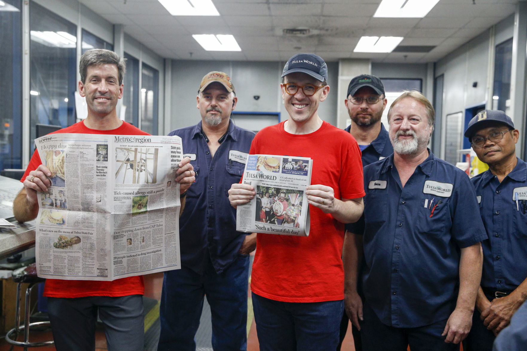 Mayor visits Tulsa World